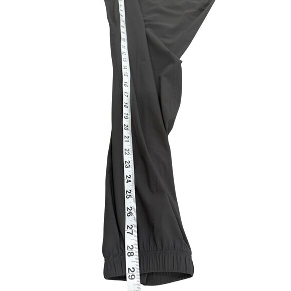 IBKUL Gray Joggers Stretch Activewear Pants Zip Ankle Size M - Picture 6 of 8